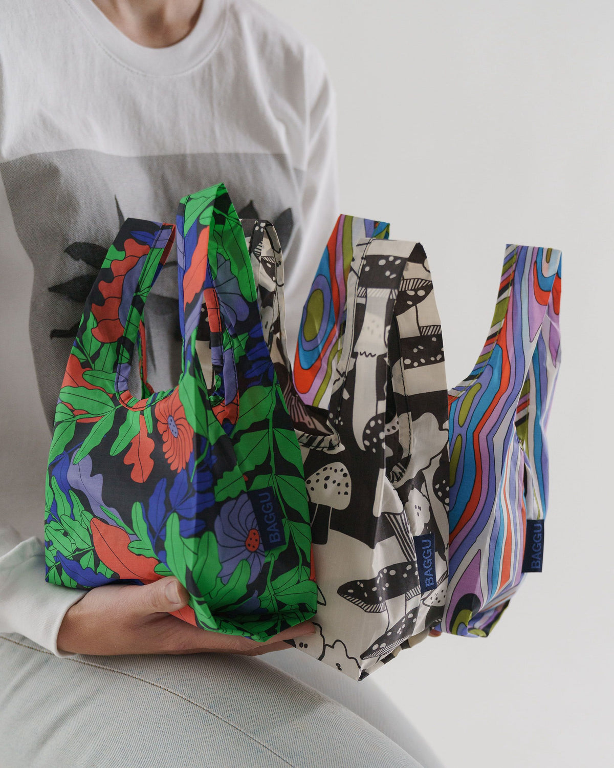 Mini Baggu Set of 3 - Forest Floor