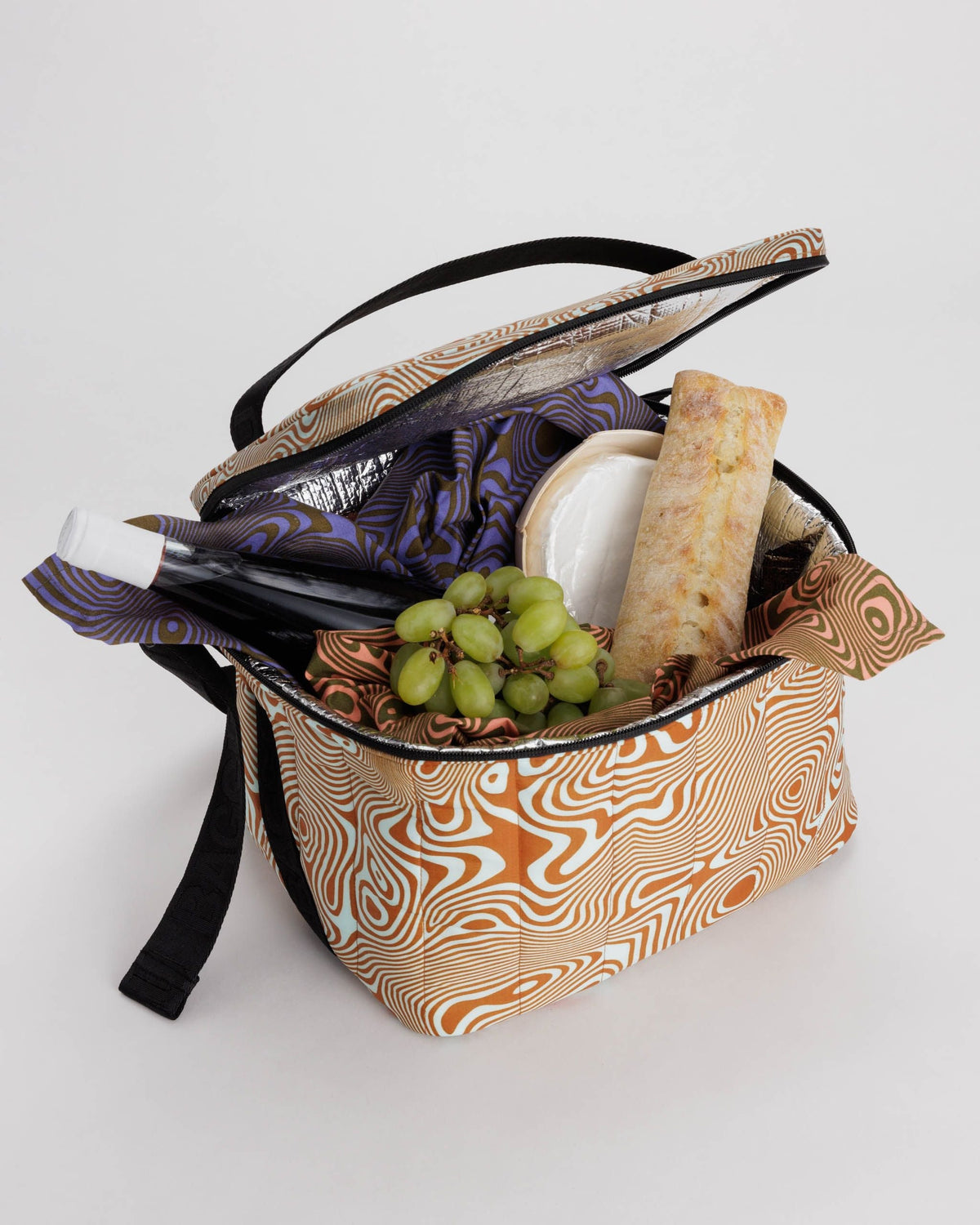 Puffy Cooler Bag - Trippy Swirl Pool