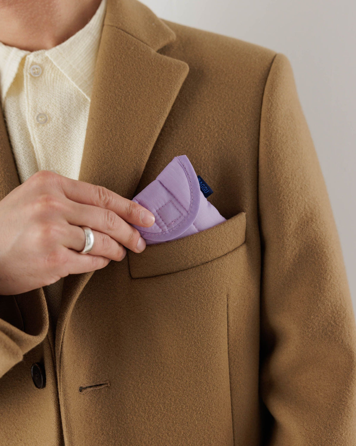 Puffy Earbuds Case - Dusty Lilac