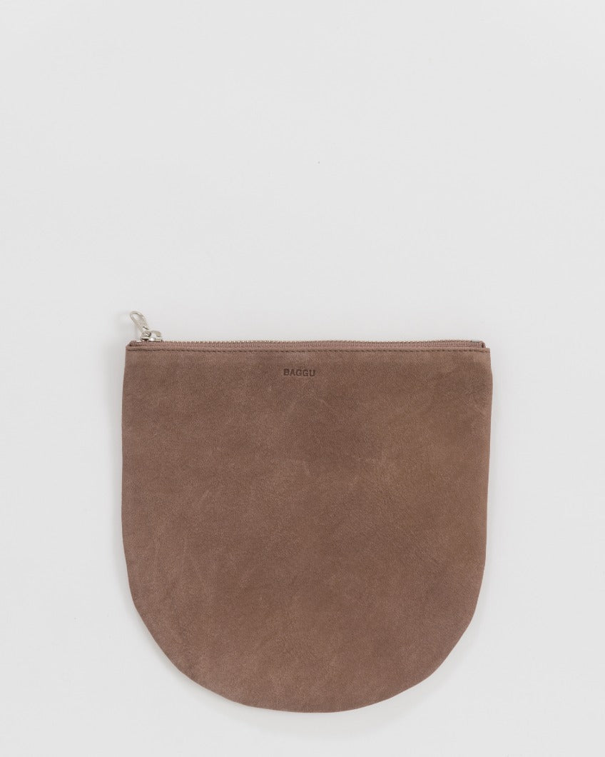 Large U Pouch - Taro Nubuck