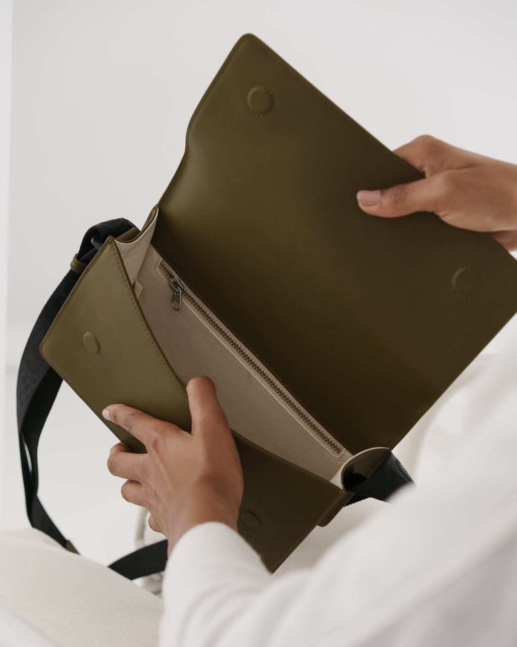 Block Purse - Kelp