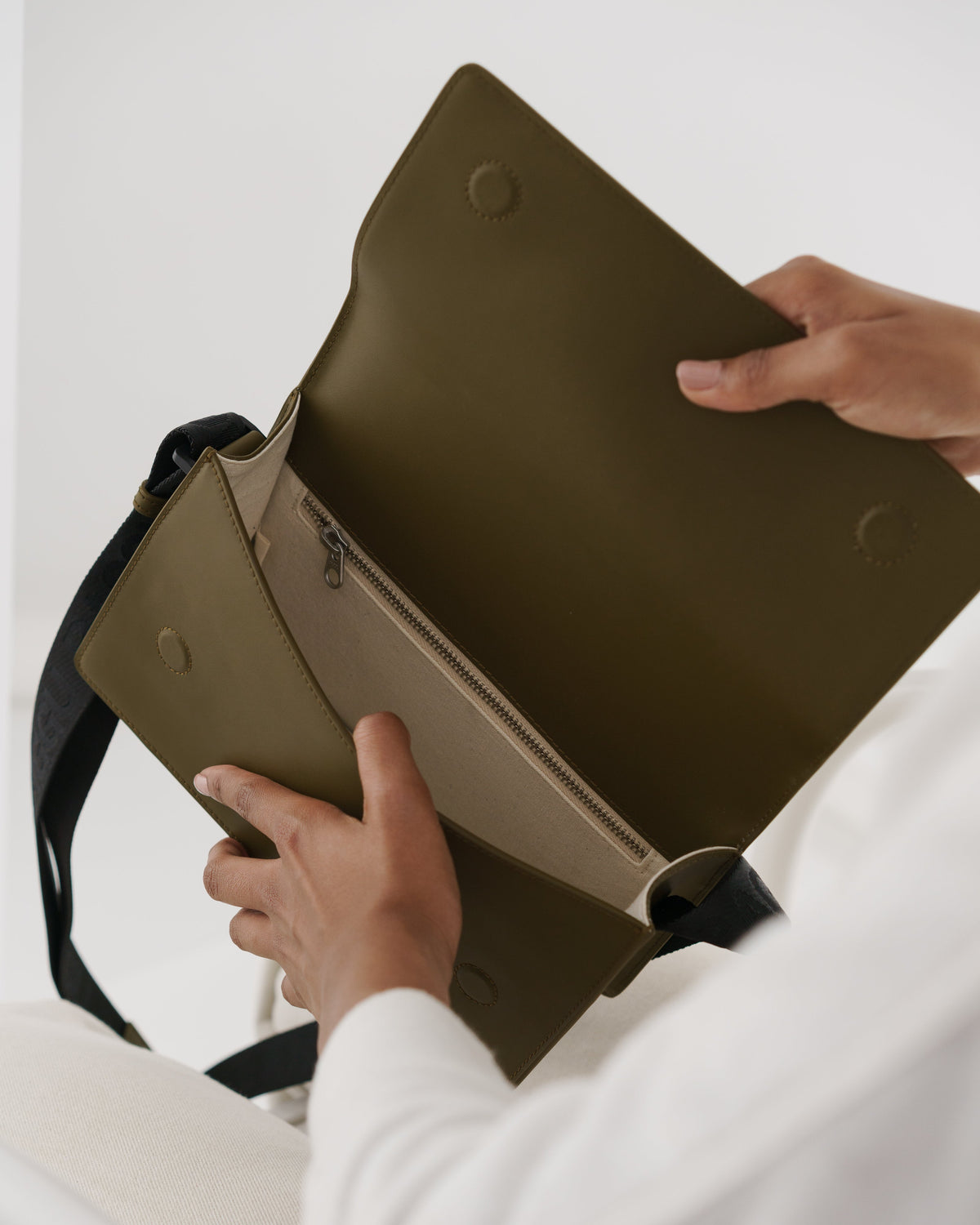 Block Purse - Kelp