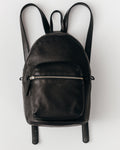 Leather Backpack - Black