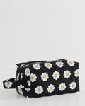 Dopp Kit - Black Daisy