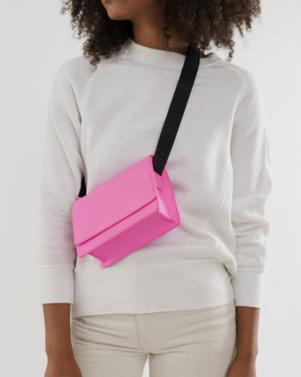 Small Block Purse - Bright Pink