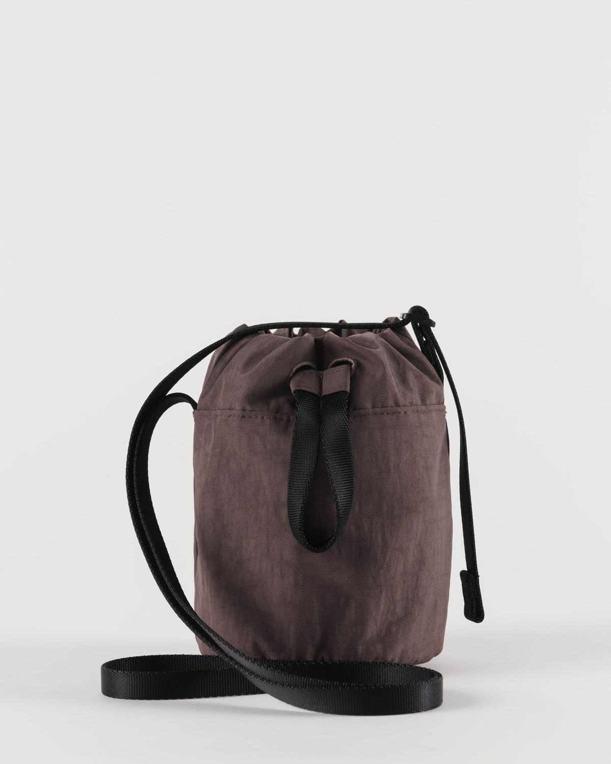 Mini Nylon Bucket Bag - Peppercorn