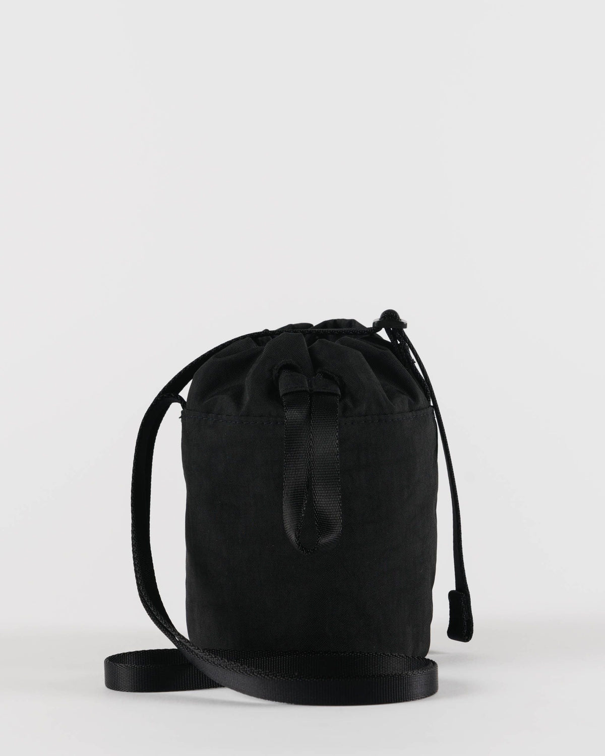 Mini Nylon Bucket Bag - Black