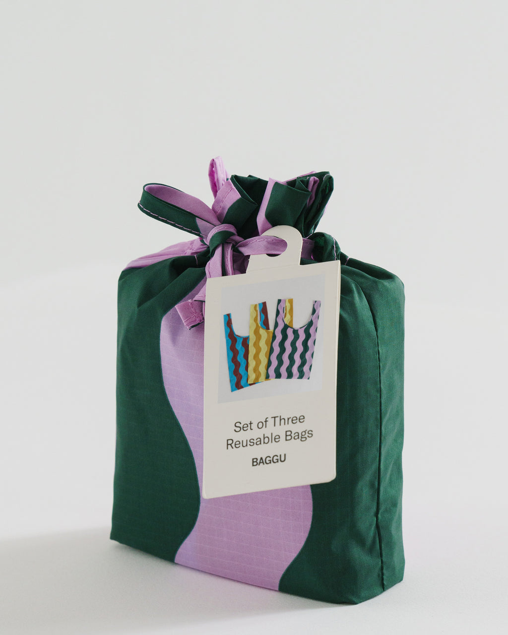 Standard Baggu Set of 3 - Wavy Stripes