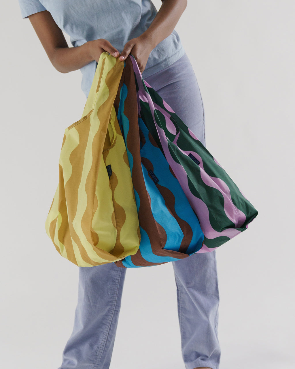Standard Baggu Set of 3 - Wavy Stripes