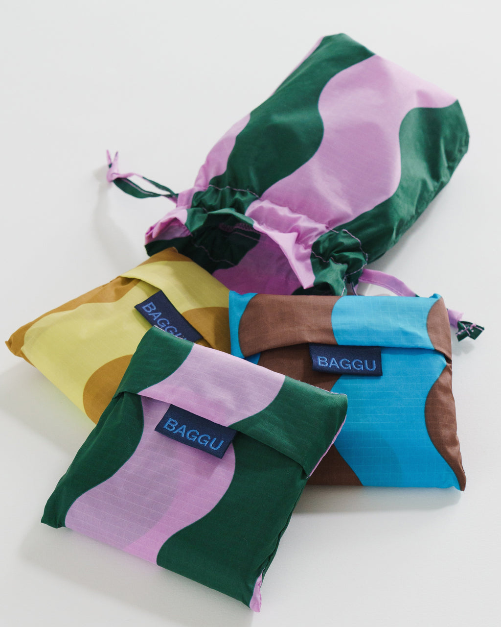 Standard Baggu Set of 3 - Wavy Stripes