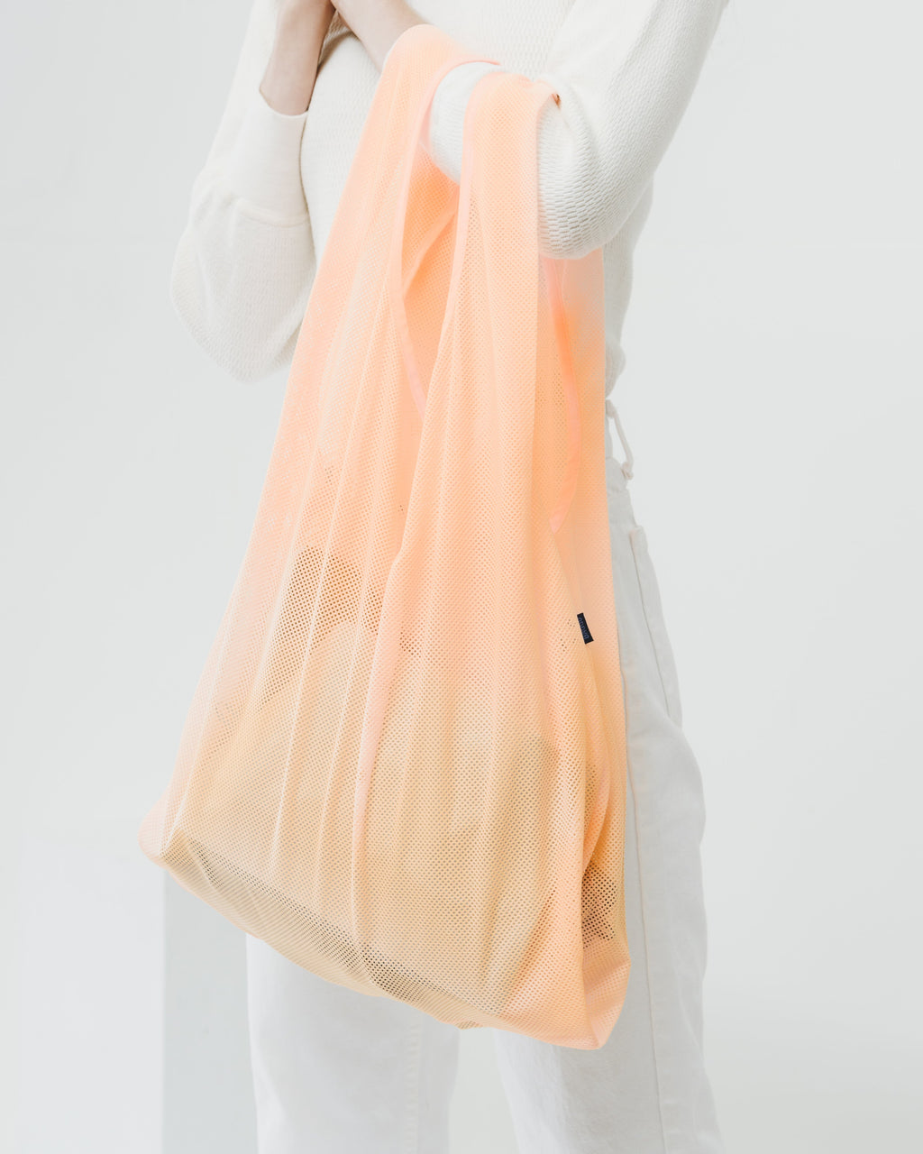 Mesh Baggu - Electric Peach