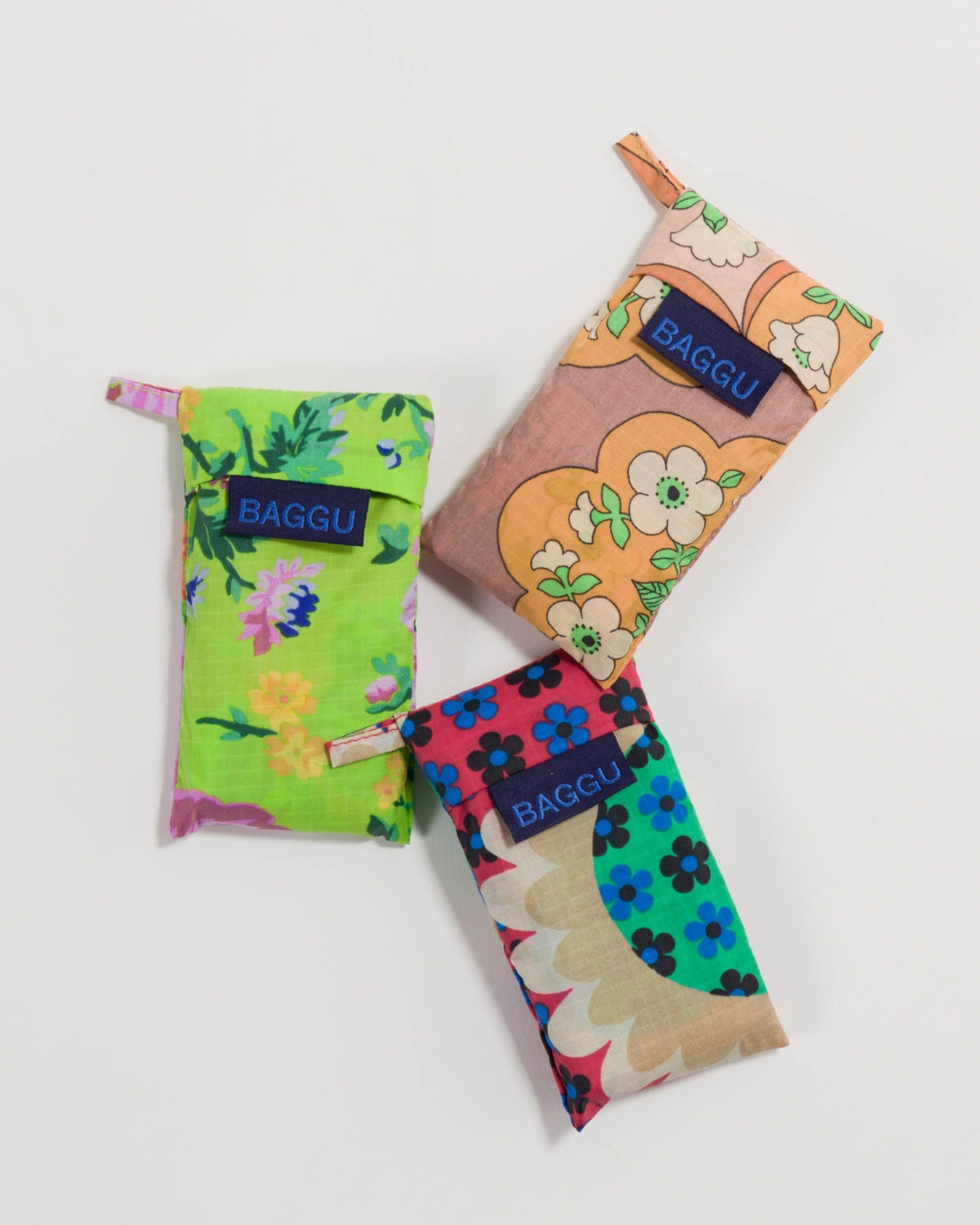 Wine Baggu Set of 3 - Consignment Florals