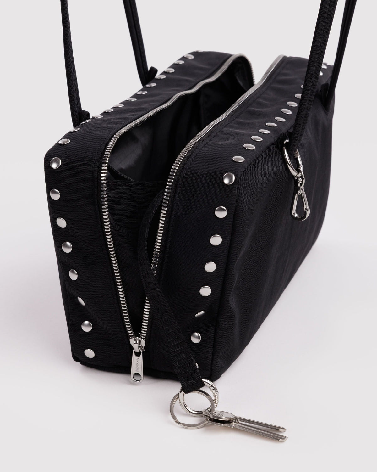 Nylon Bowler Bag - Studs