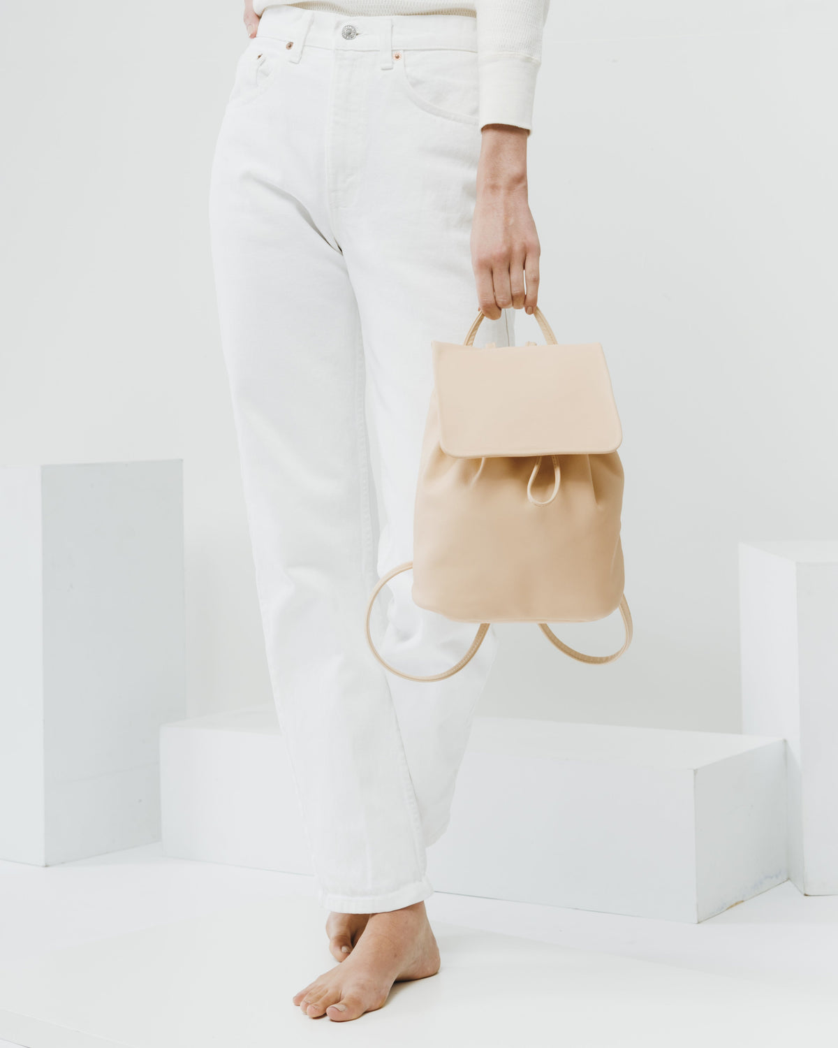 Mini Backpack - Natural
