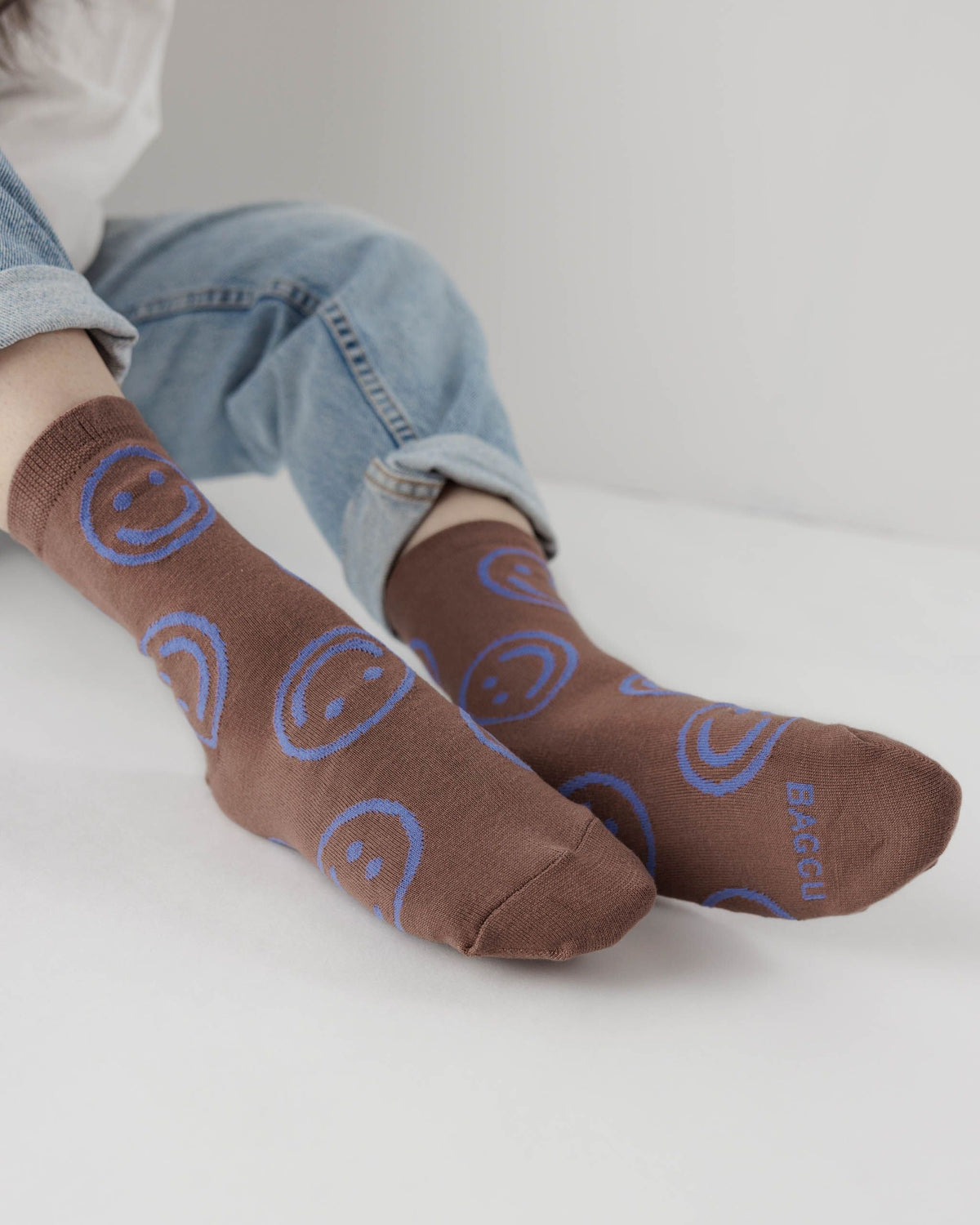 Crew Sock - Cocoa Happy