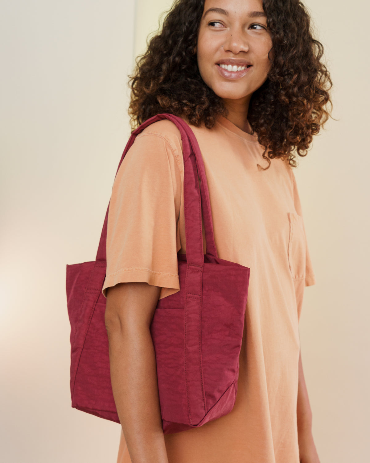 Mini Cloud Bag - Cranberry