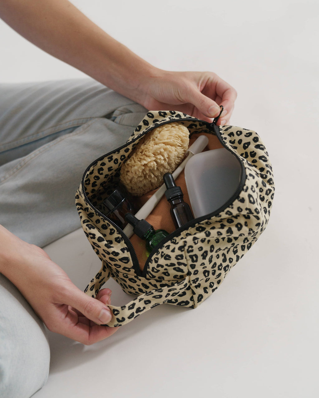 Dopp Kit - Honey Leopard