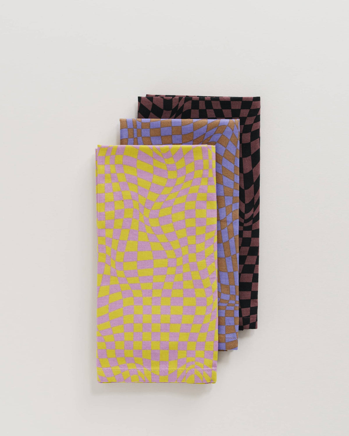 Reusable Cloth Set - Trippy Checkers