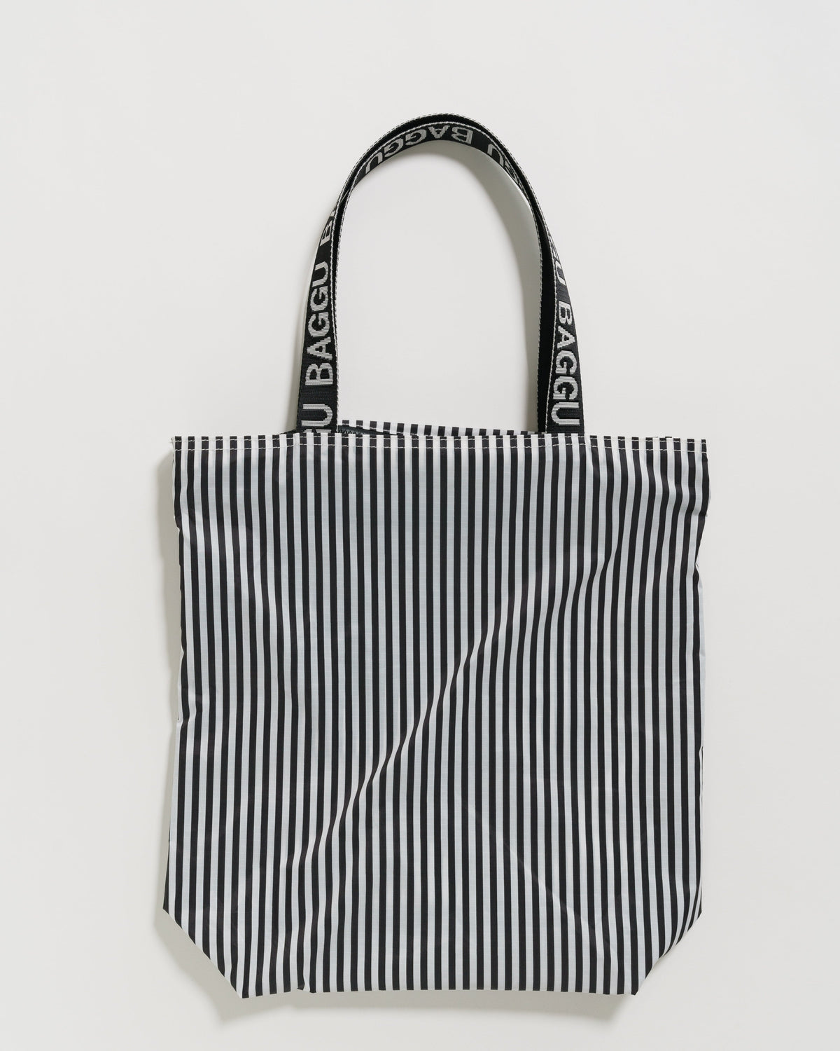 Ripstop Tote - Black and White Stripe
