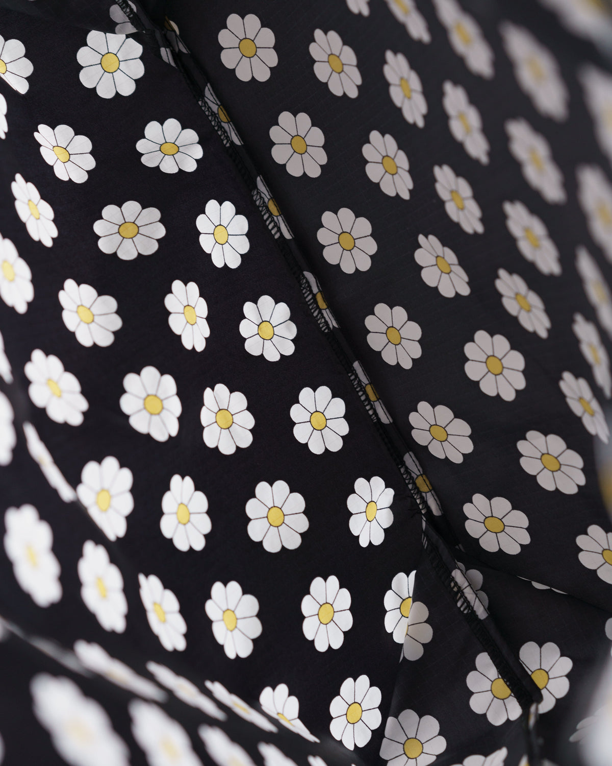 Standard Baggu - Black Daisy