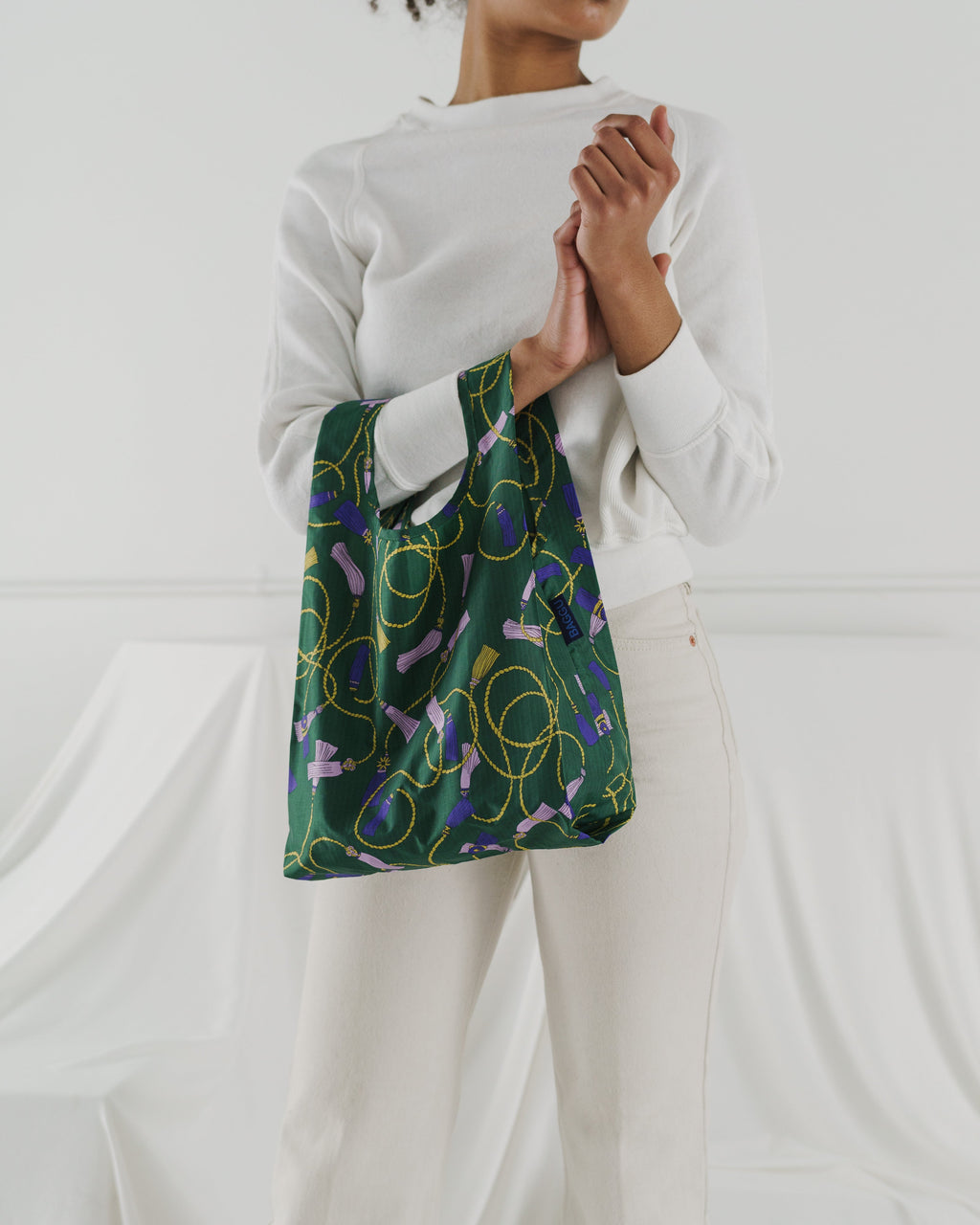 Baby Baggu - Green Tassel