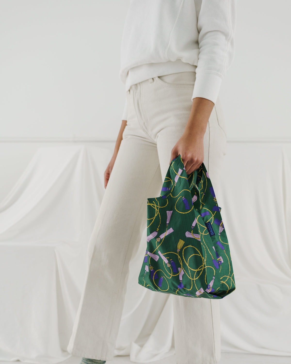 Baby Baggu - Green Tassel