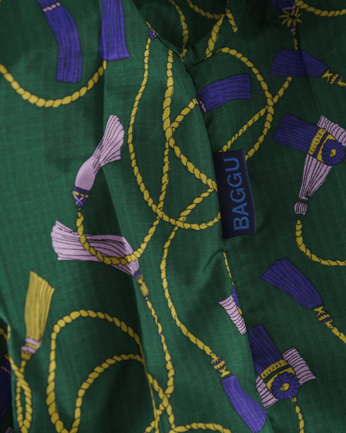 Baby Baggu - Green Tassel