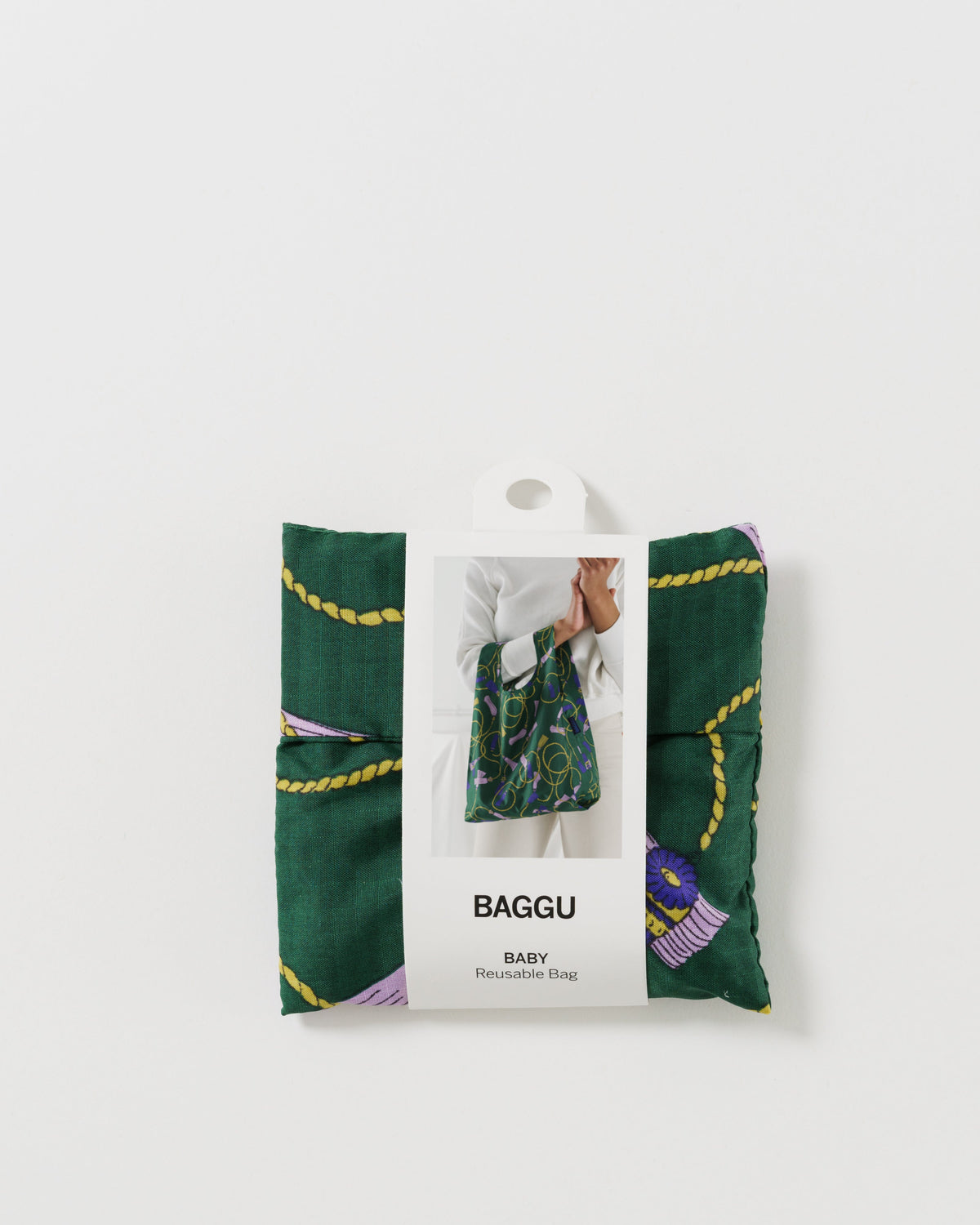 Baby Baggu - Green Tassel