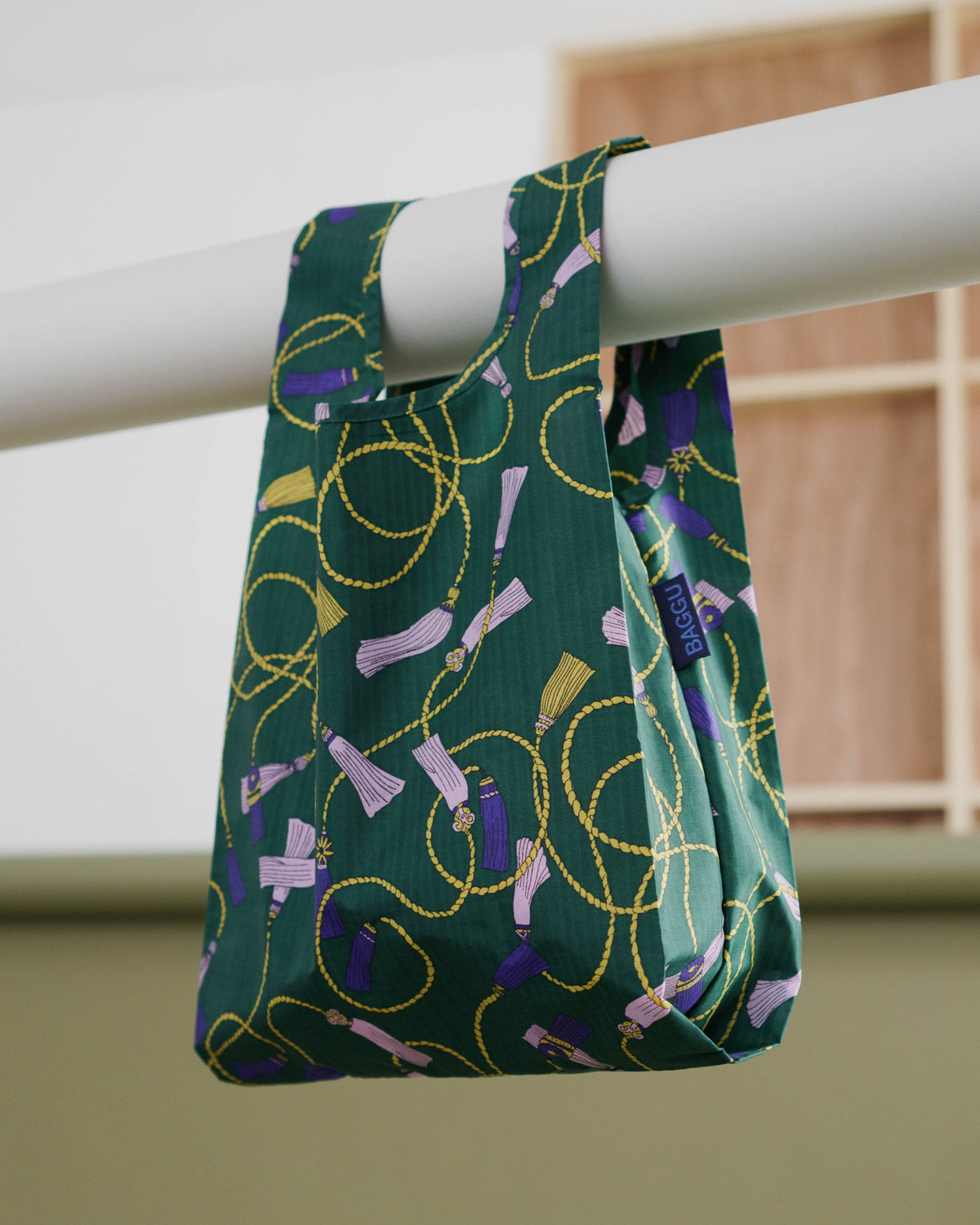 Baby Baggu - Green Tassel