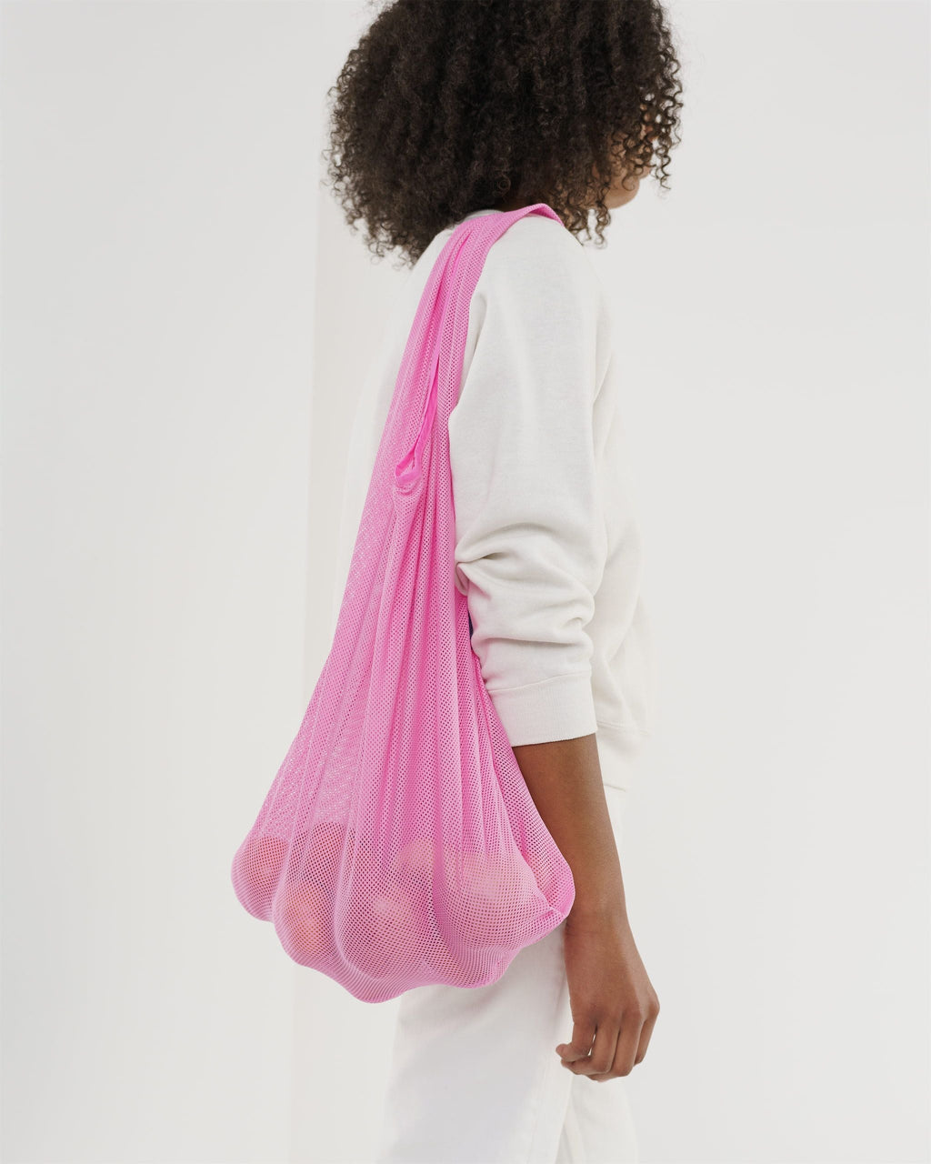 Mesh Baggu - Bright Pink
