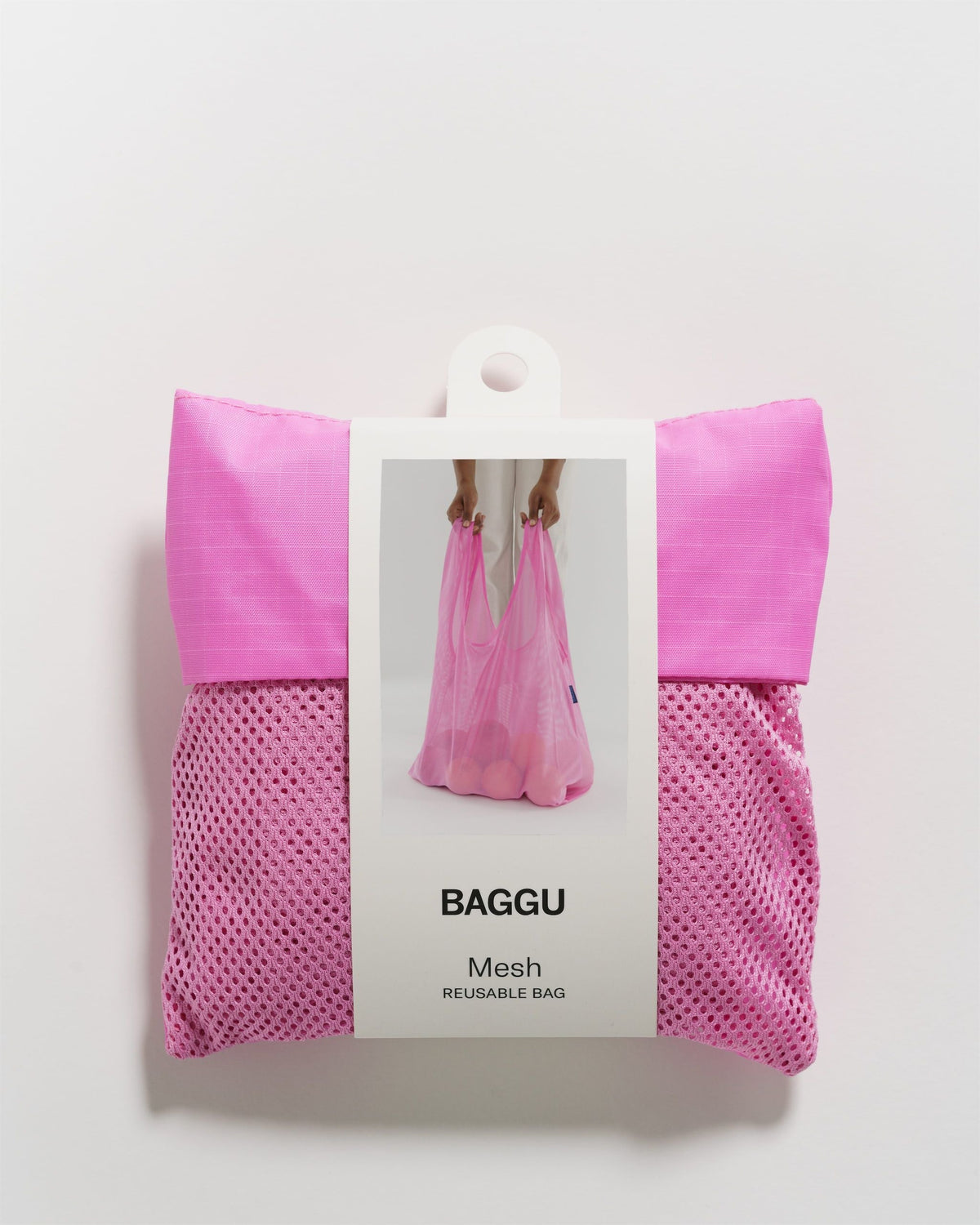 Mesh Baggu - Bright Pink