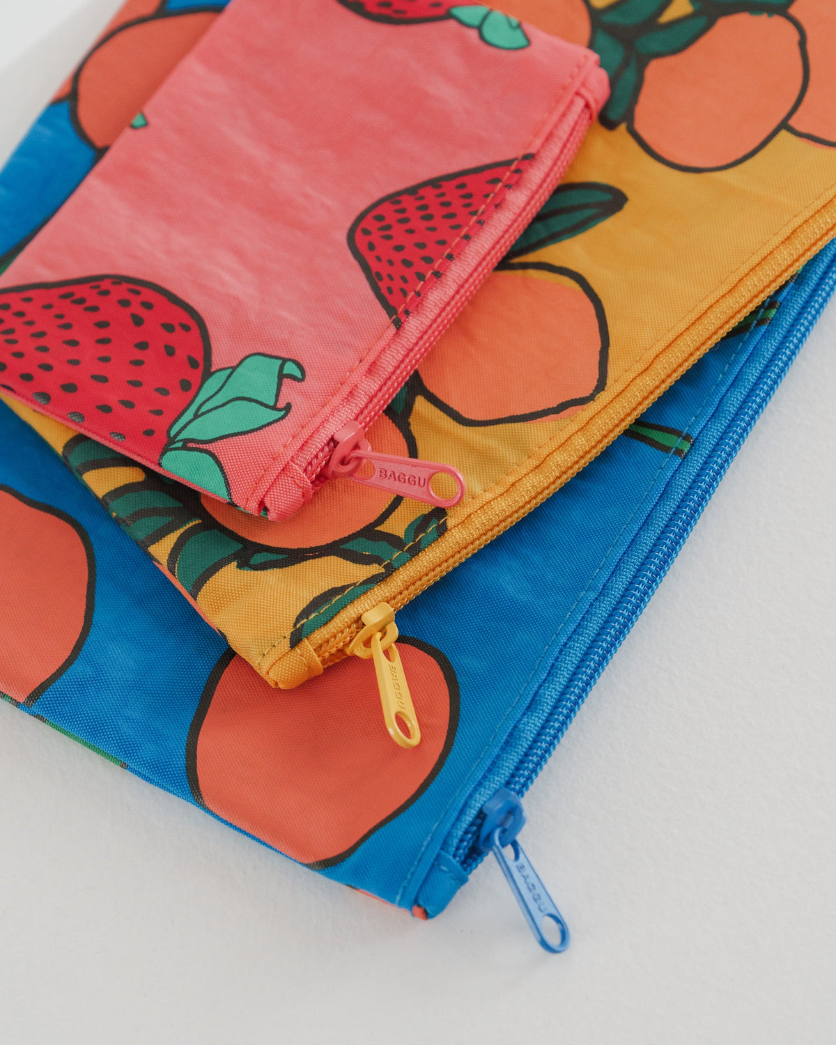 Flat Pouch Set - Backyard Fruit