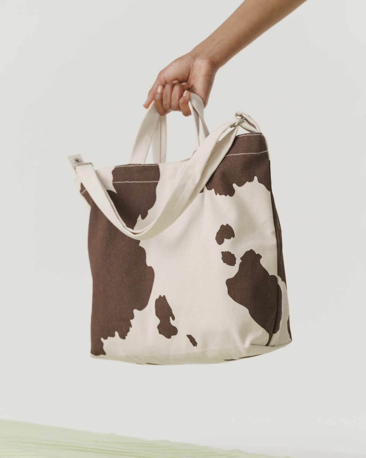 Horizontal Duck Bag - Brown Cow