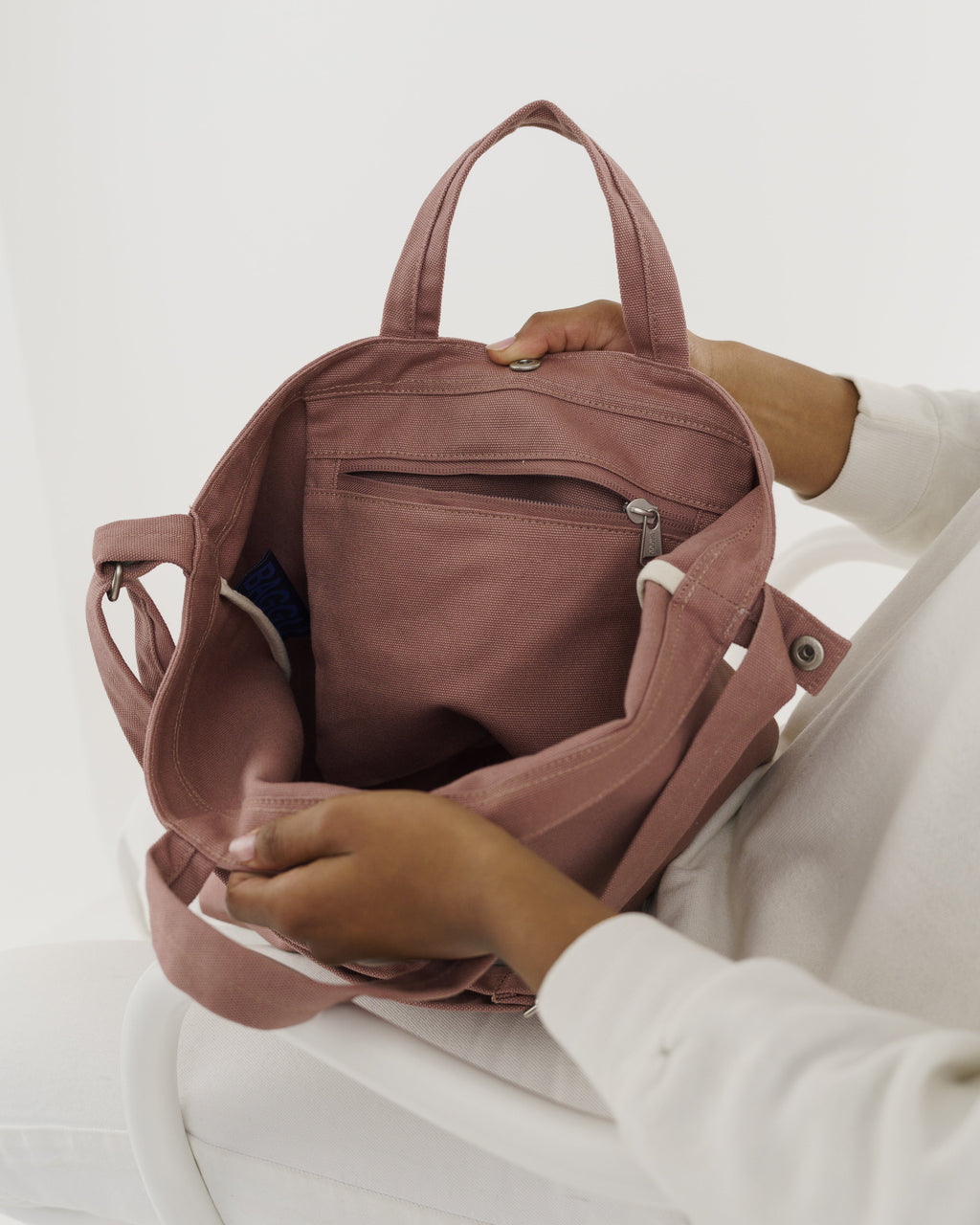 Horizontal Duck Bag - Smoky Quartz