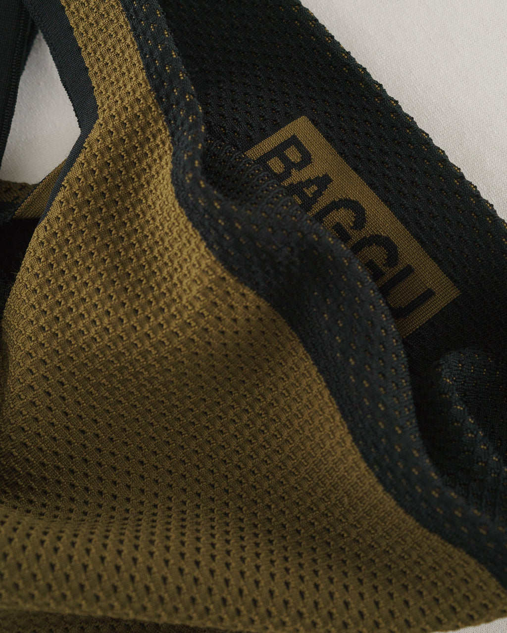 Mini Engineered Knit Baggu - Kelp