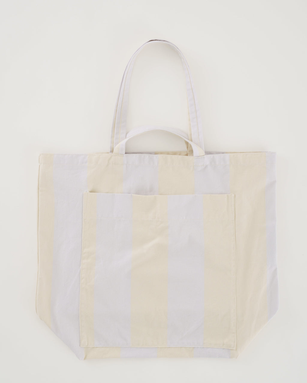 Giant Pocket Tote - Buttermilk Stripe