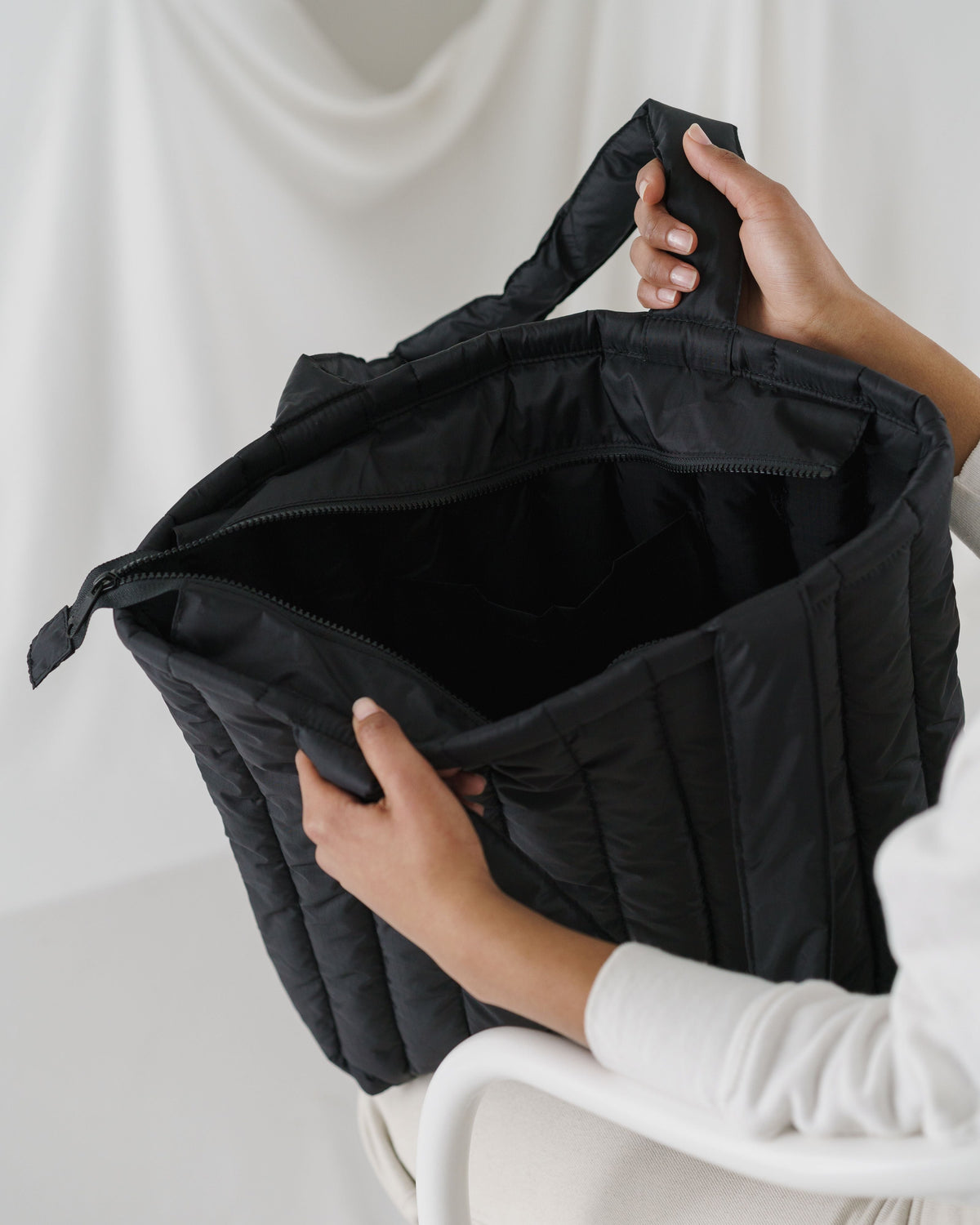 Puffy Tote - Black