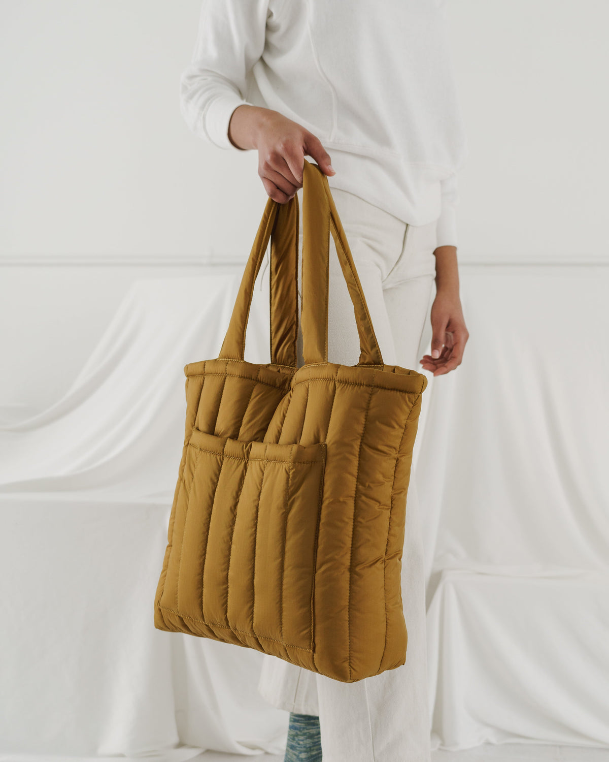 Puffy Tote - Bronze