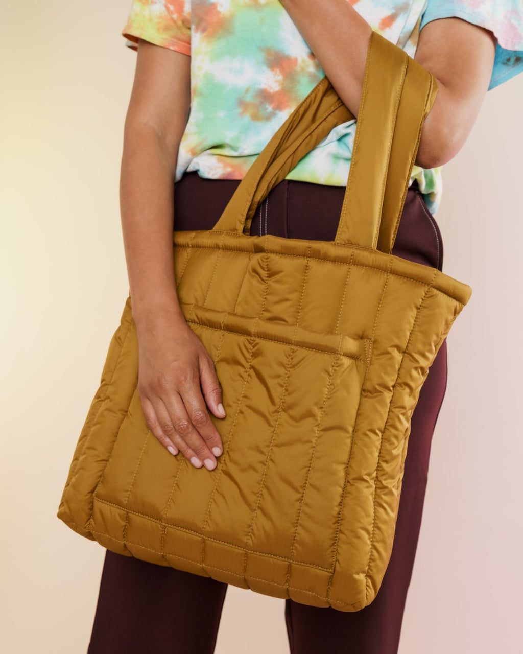 Puffy Tote - Bronze
