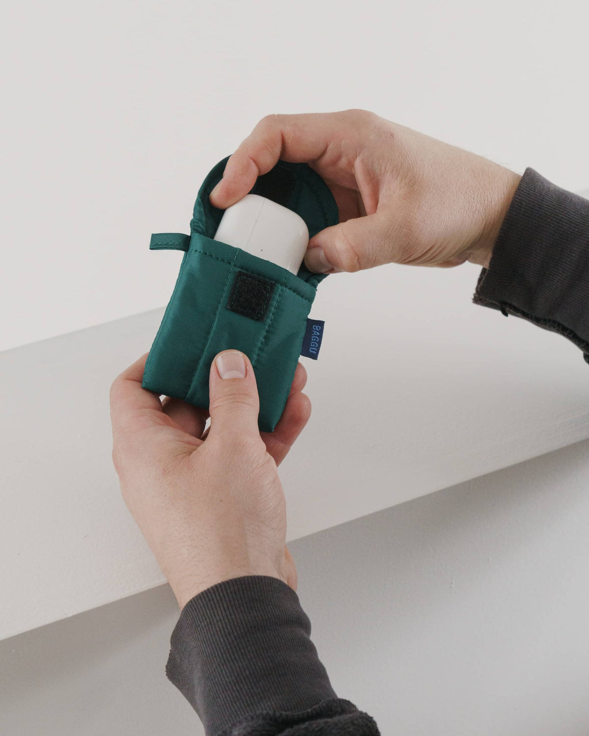 Puffy Earbuds Case - Malachite