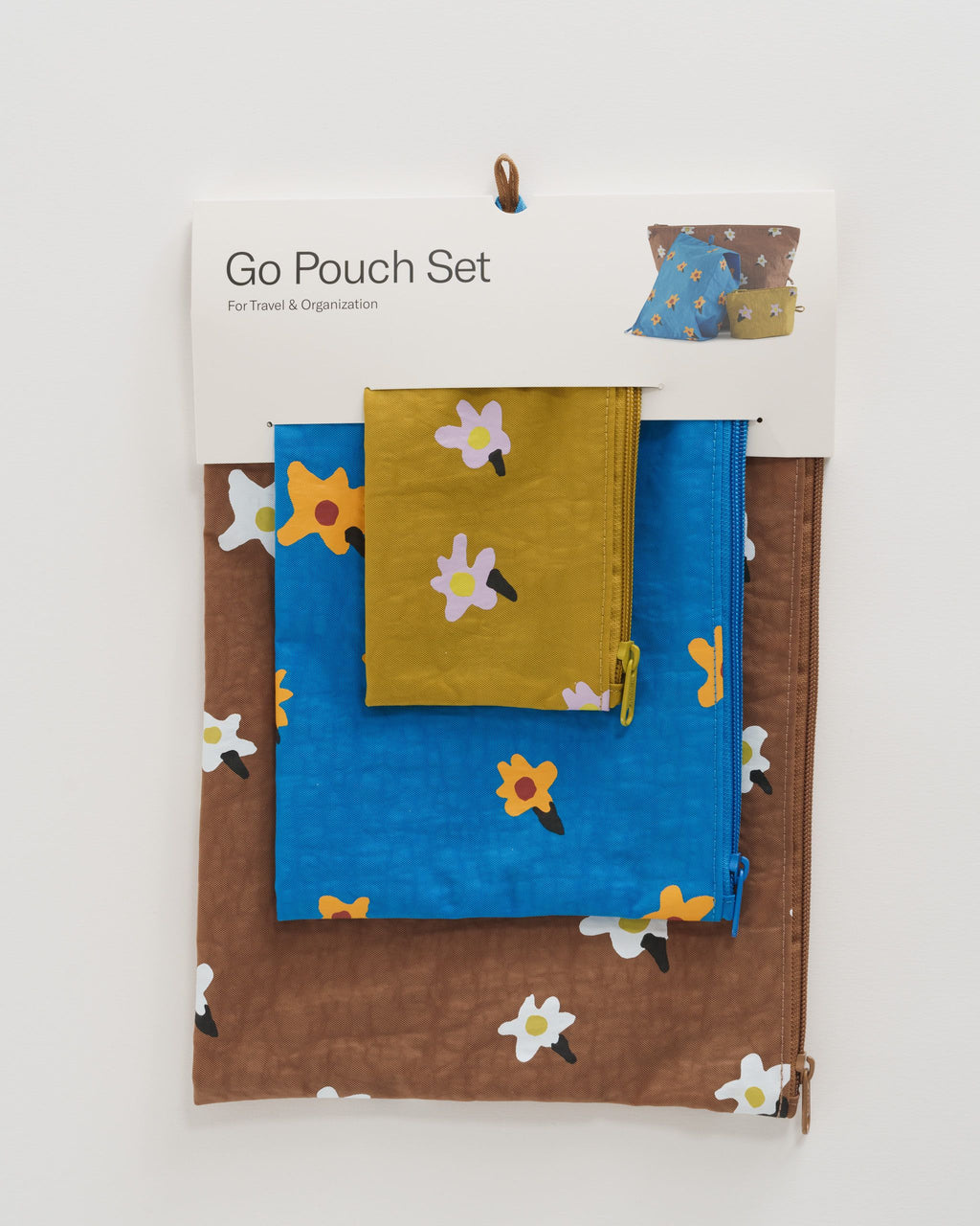 Go Pouch Set - Painted Daisies