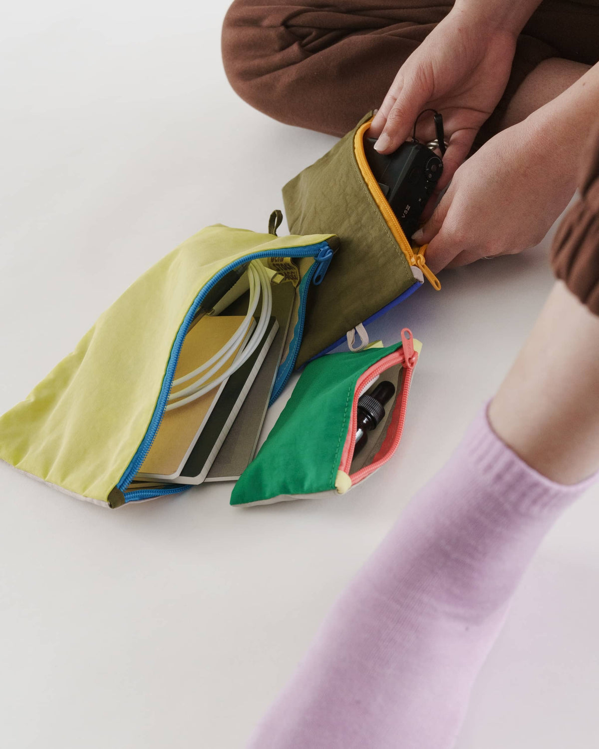 Flat Pouch Set - Deadstock Sequoia