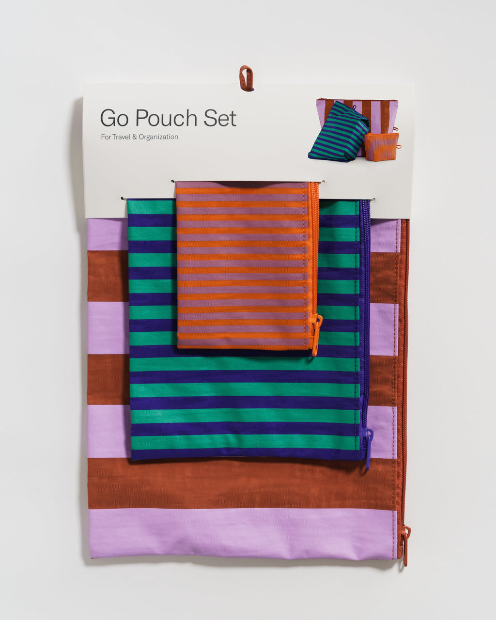 Go Pouch Set - Piazza Stripe