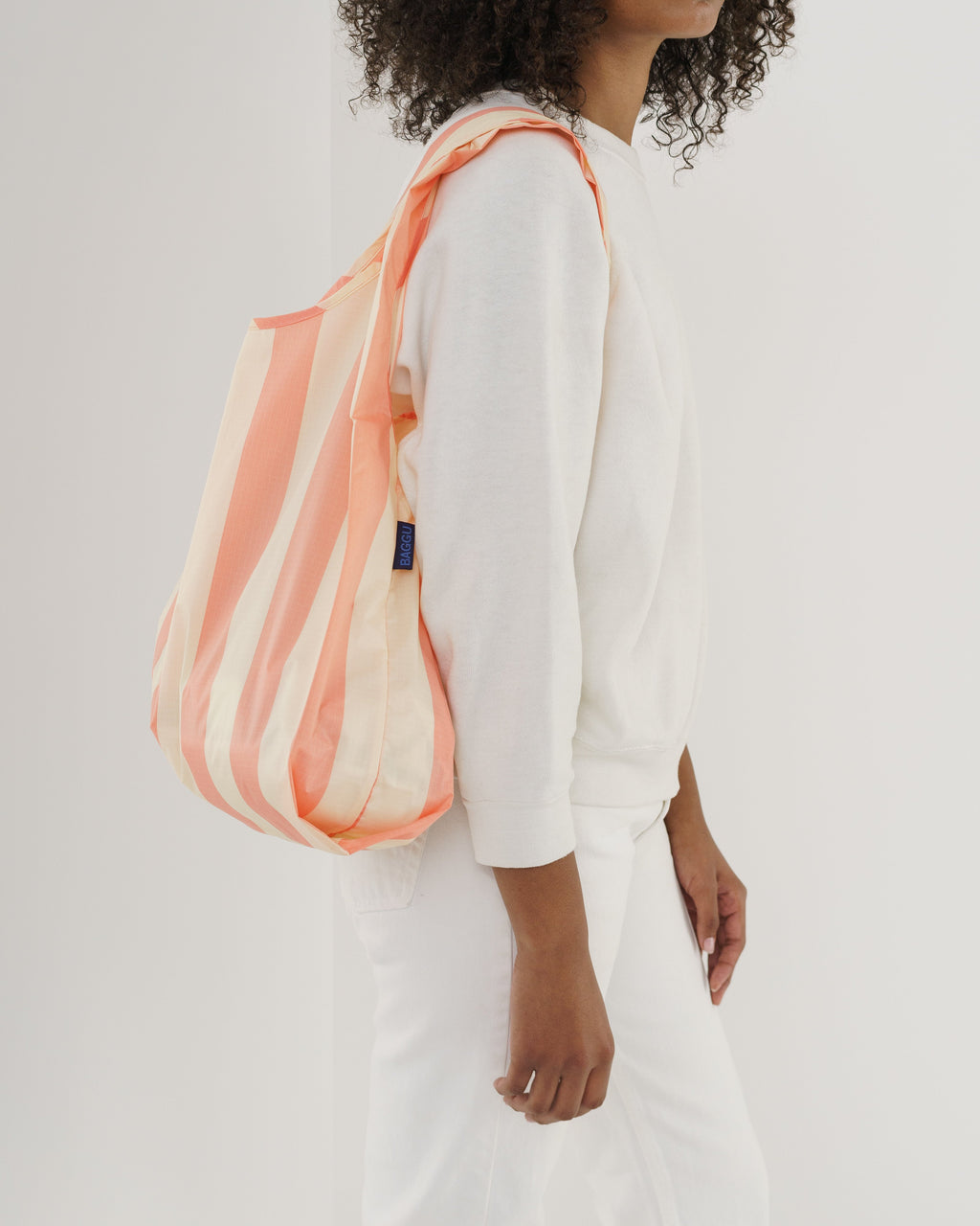 Standard Baggu - Washed Brick Stripe &nbsp;