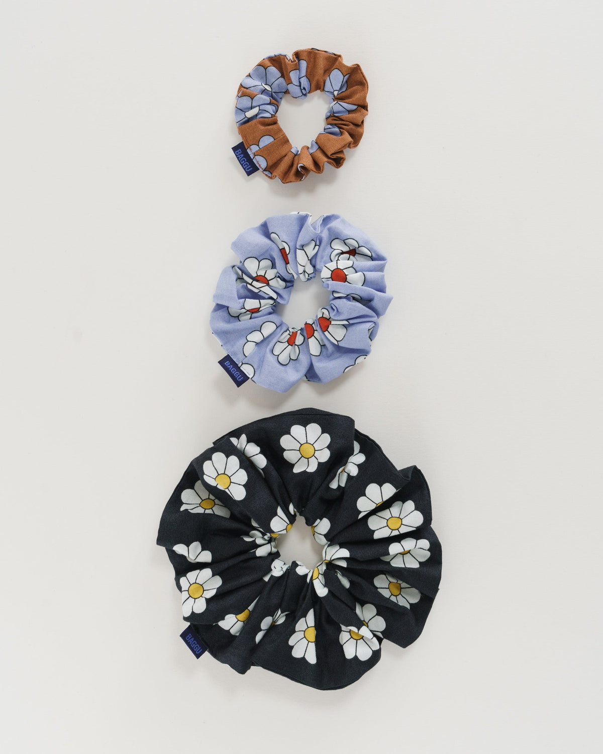 Scrunchie Set of 3 - Daisy