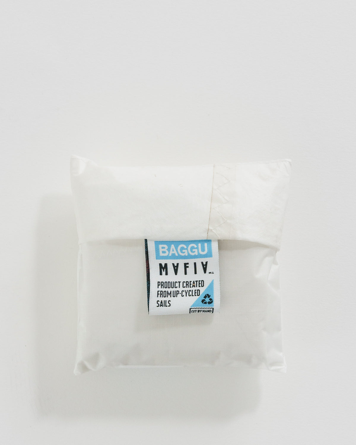 Upcycled Baggu - White Sail